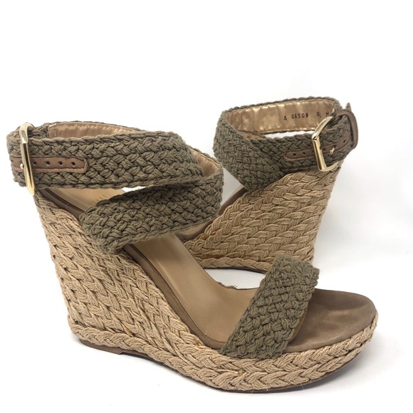 Stuart Weitzman Shoes - Stuart Weitzman Espadrille Platform Wedges Sandals
